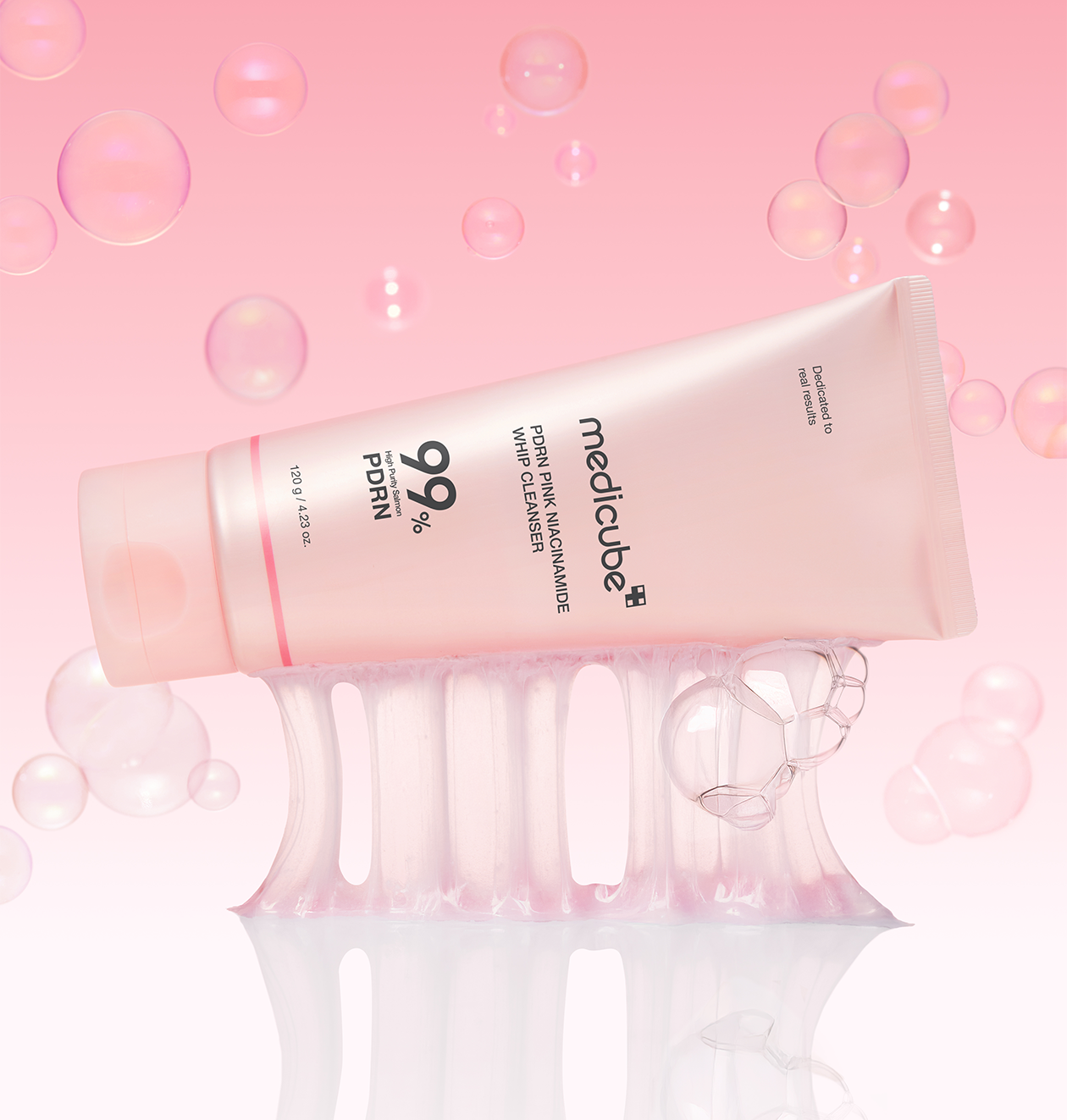 Medicube PDRN Pink Niacinamide Whip Cleanser (120g)
