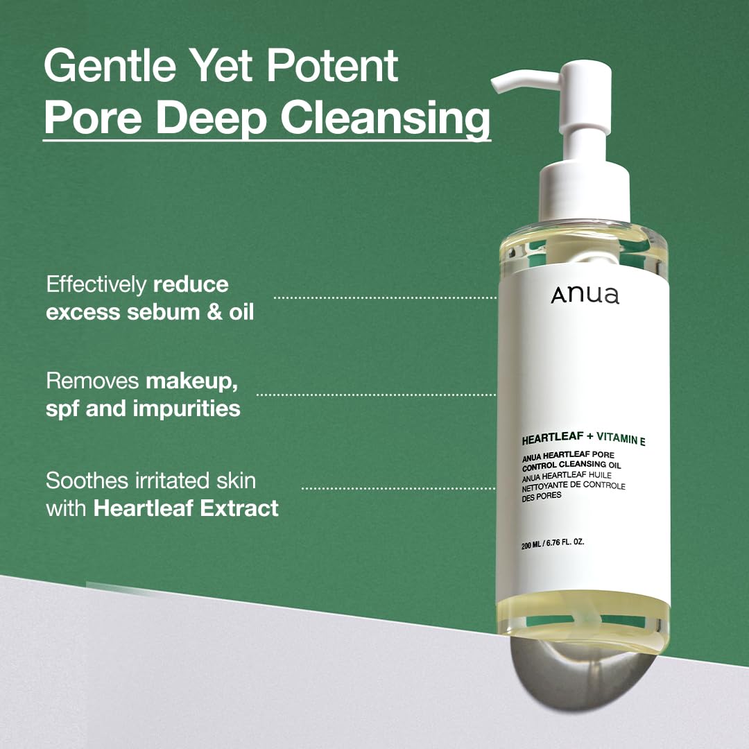 ANUA Heartleaf Pore Control Cleansing Oil - Koreancosmetic