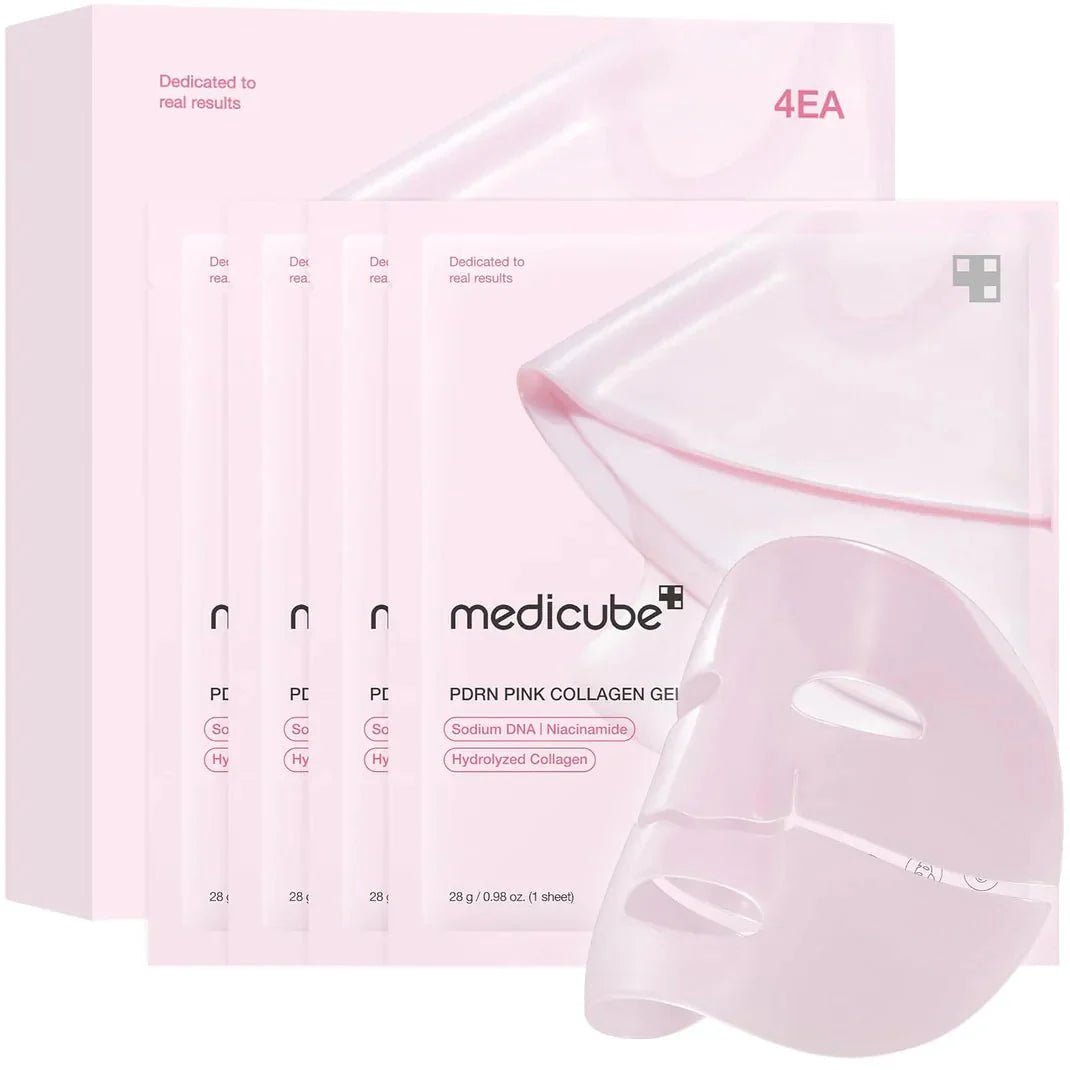 Medicube PDRN Pink Collagen deep Mask (4 Pack) - Koreancosmetic
