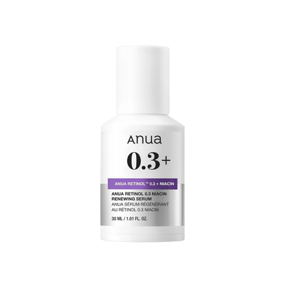 ANUA Nano Retinol 0.3% + Niacin Renewing Serum (30ml) - Koreancosmetic