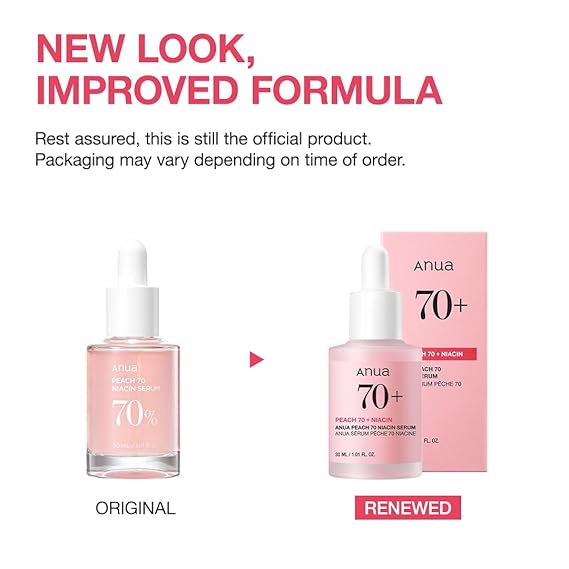 ANUA Peach 70% Niacin Serum (30ml) - Koreancosmetic