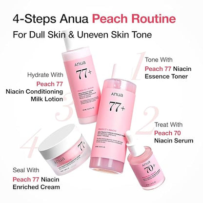 ANUA Peach 70% Niacin Serum (30ml) - Koreancosmetic