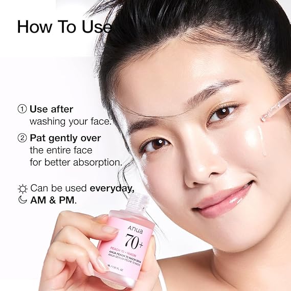 ANUA Peach 70% Niacin Serum (30ml) - Koreancosmetic