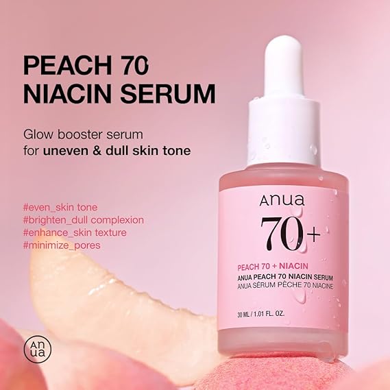 ANUA Peach 70% Niacin Serum (30ml) - Koreancosmetic