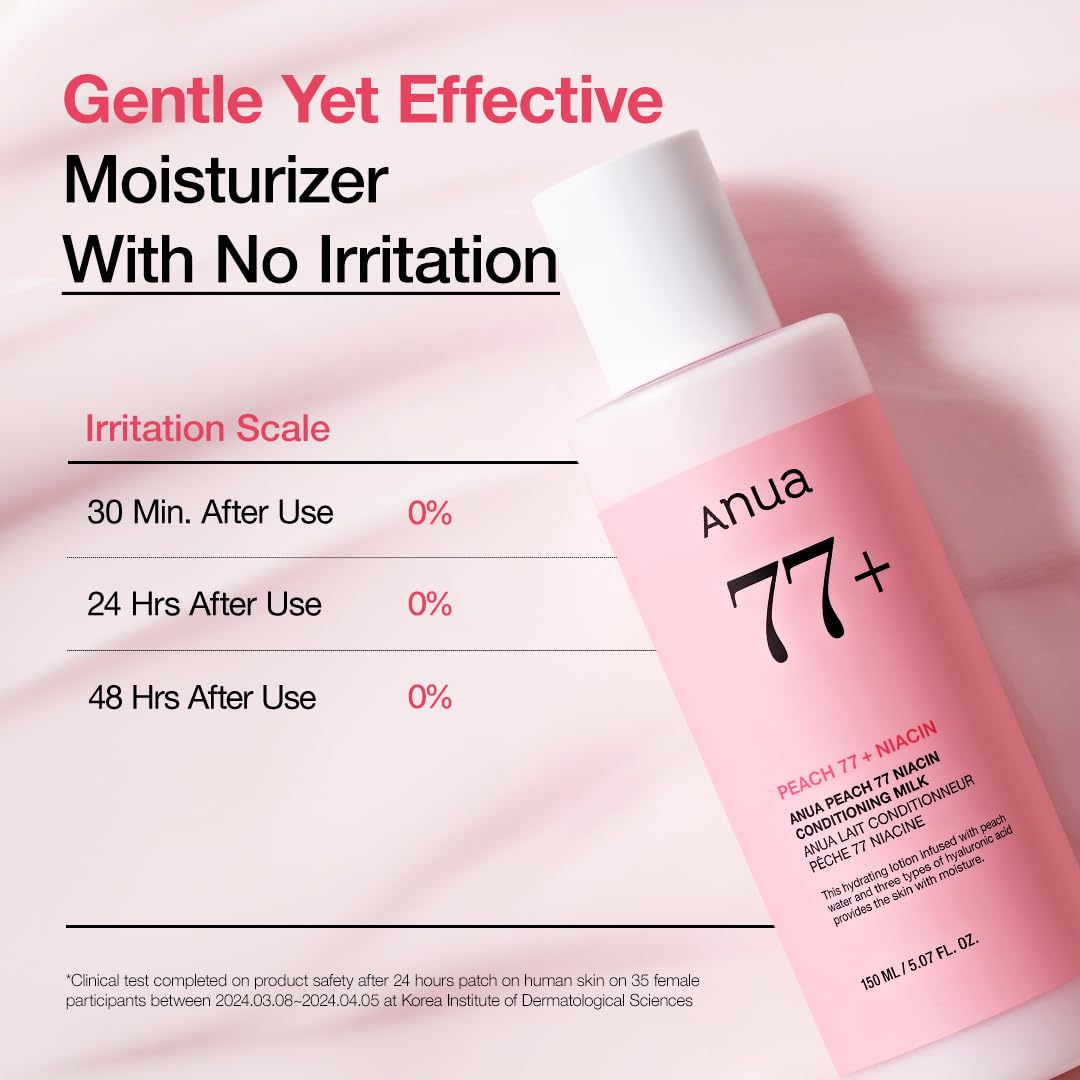 ANUA Peach 77% Niacin Conditioning Milk (150ml) - Koreancosmetic