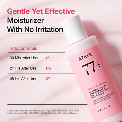 ANUA Peach 77% Niacin Conditioning Milk (150ml) - Koreancosmetic