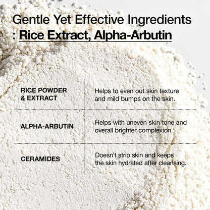ANUA Rice Enzyme Brightening Cleansing Powder (40g) - Koreancosmetic