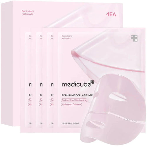 Medicube PDRN Pink Collagen deep Mask (4 Pack) - Koreancosmetic