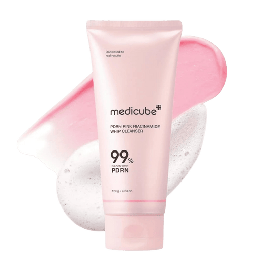 Medicube PDRN Pink Niacinamide Whip Cleanser (120g) - Koreancosmetic