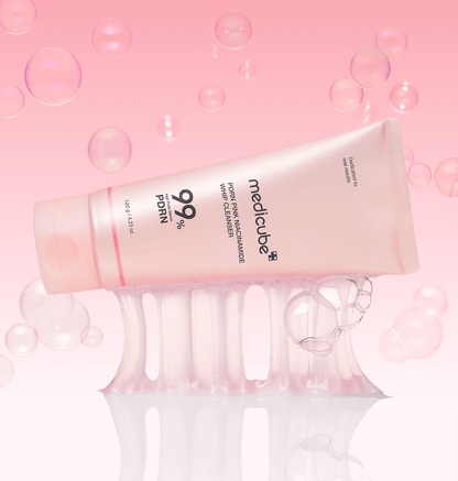Medicube PDRN Pink Niacinamide Whip Cleanser (120g) - Koreancosmetic