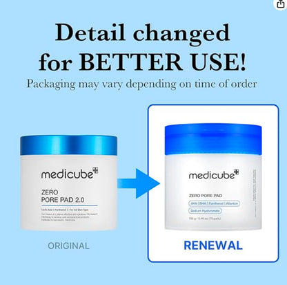 Medicube Zero Pore Pads 2.0 - Koreancosmetic