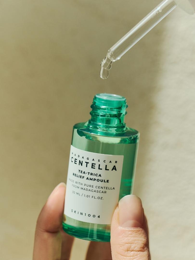 SKIN1004 Centella Tea Trica Relief Ampoule (100ml) - Koreancosmetic