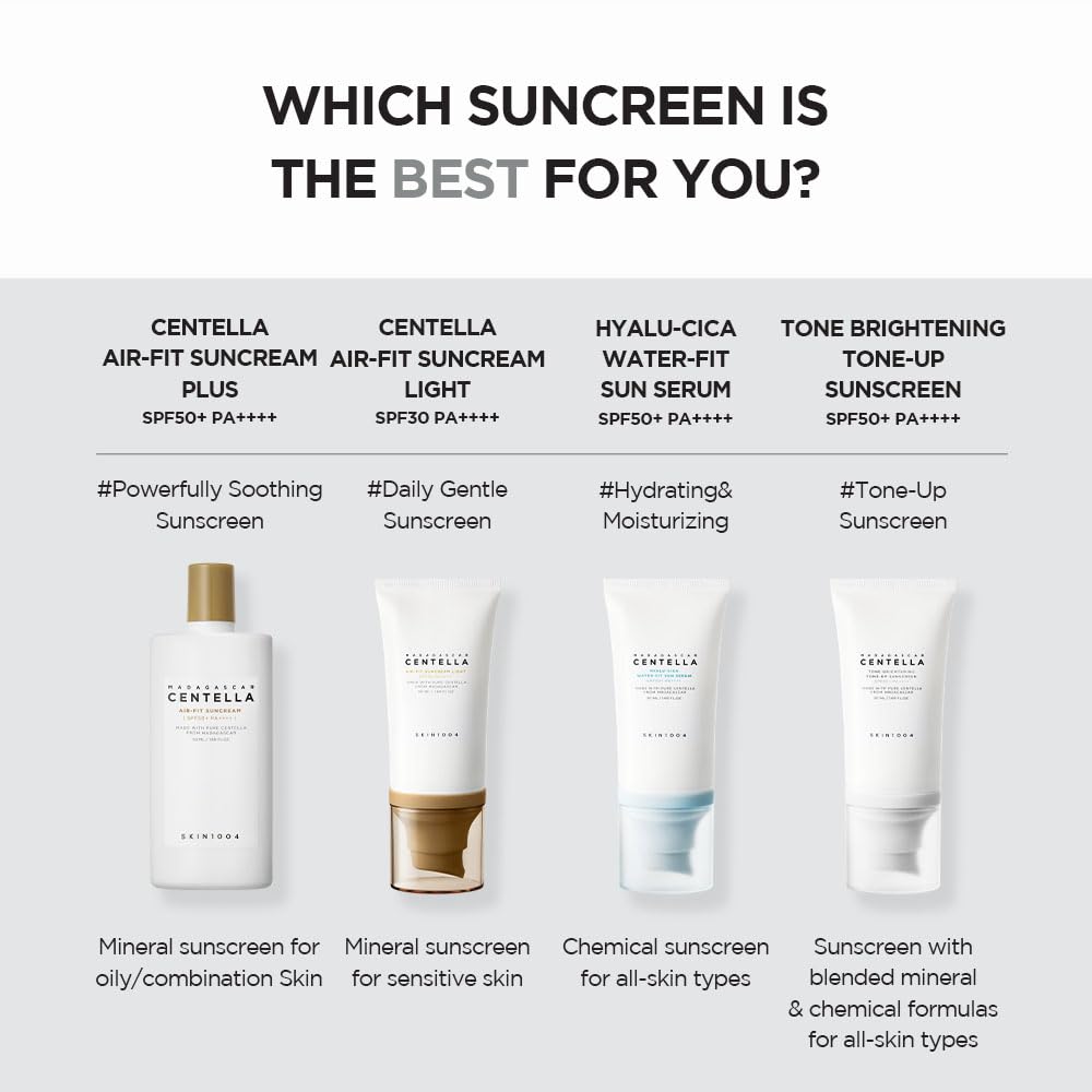 SKIN1004 Madagascar Centella Air Fit Suncream Light SPF30 PA++++ (50ml) - Koreancosmetic